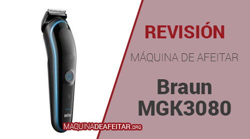 Máquina de Afeitar Braun MGK3080